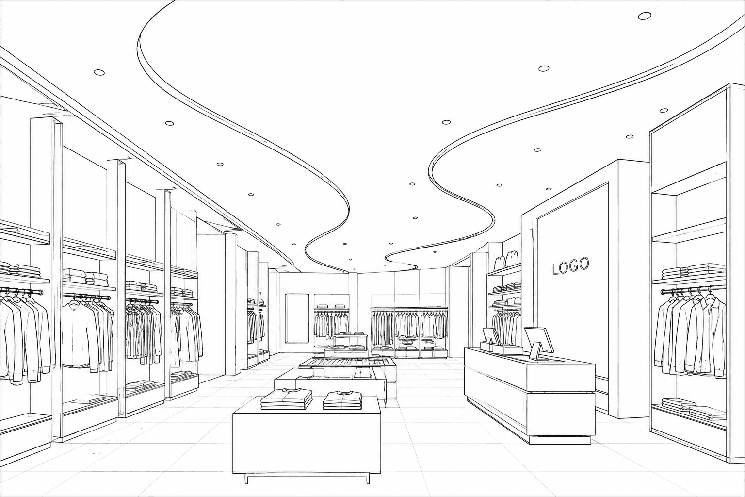 Shop drawing for the boardroom ceiling